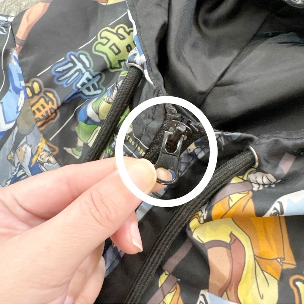 Nickelodeon Avatar The Last Airbender Windbreaker Jacket Small - Picture 7 of 9